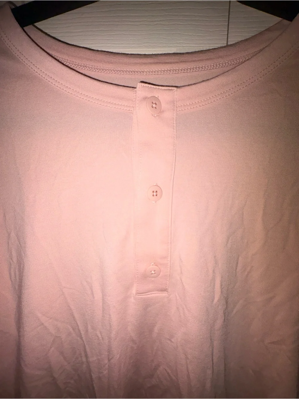 NOBULL Men's Lightweight Short-Sleeve Henley Tee;
